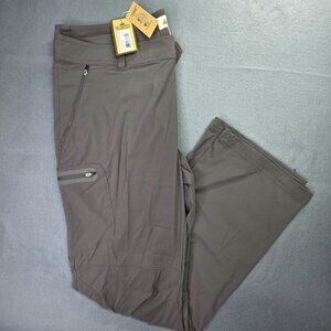 Ultimate Terrain Trailhead Hiking Pants Womens 16 Gray Water Resistant Outdoor